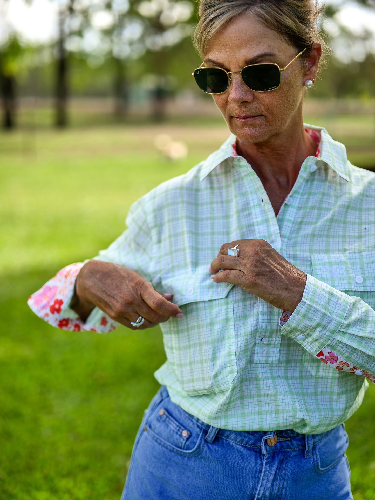 Mae Full Button Ladies Shirt