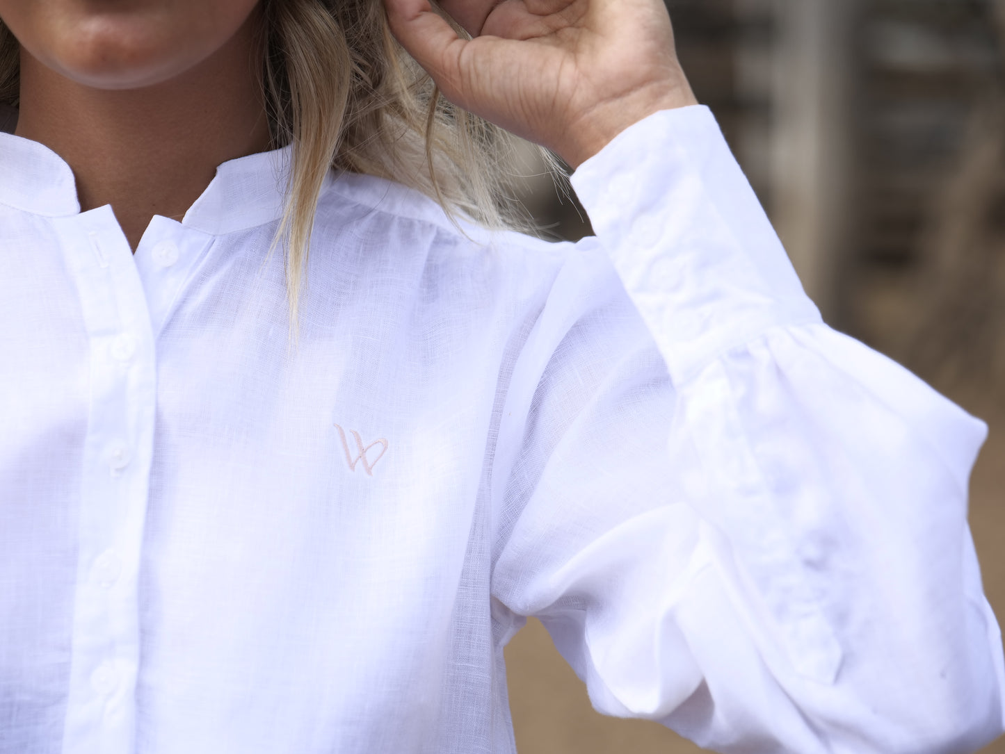 White Bluebell Blouse