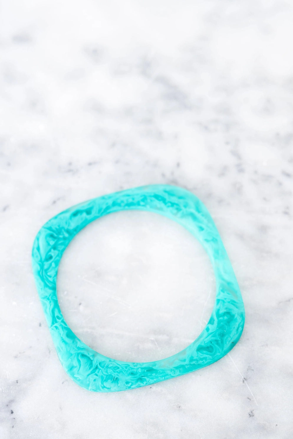 Teal Resin Bangles
