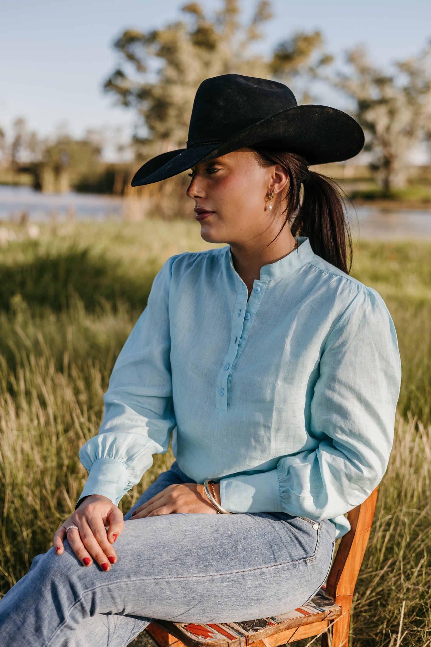 Plume Bluebell Blouse