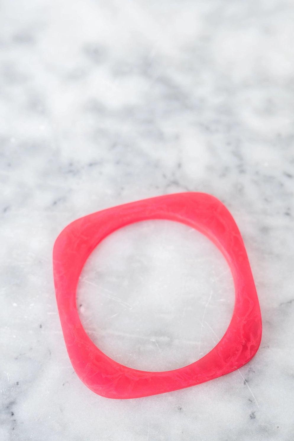 Hot Pink Resin Bangles