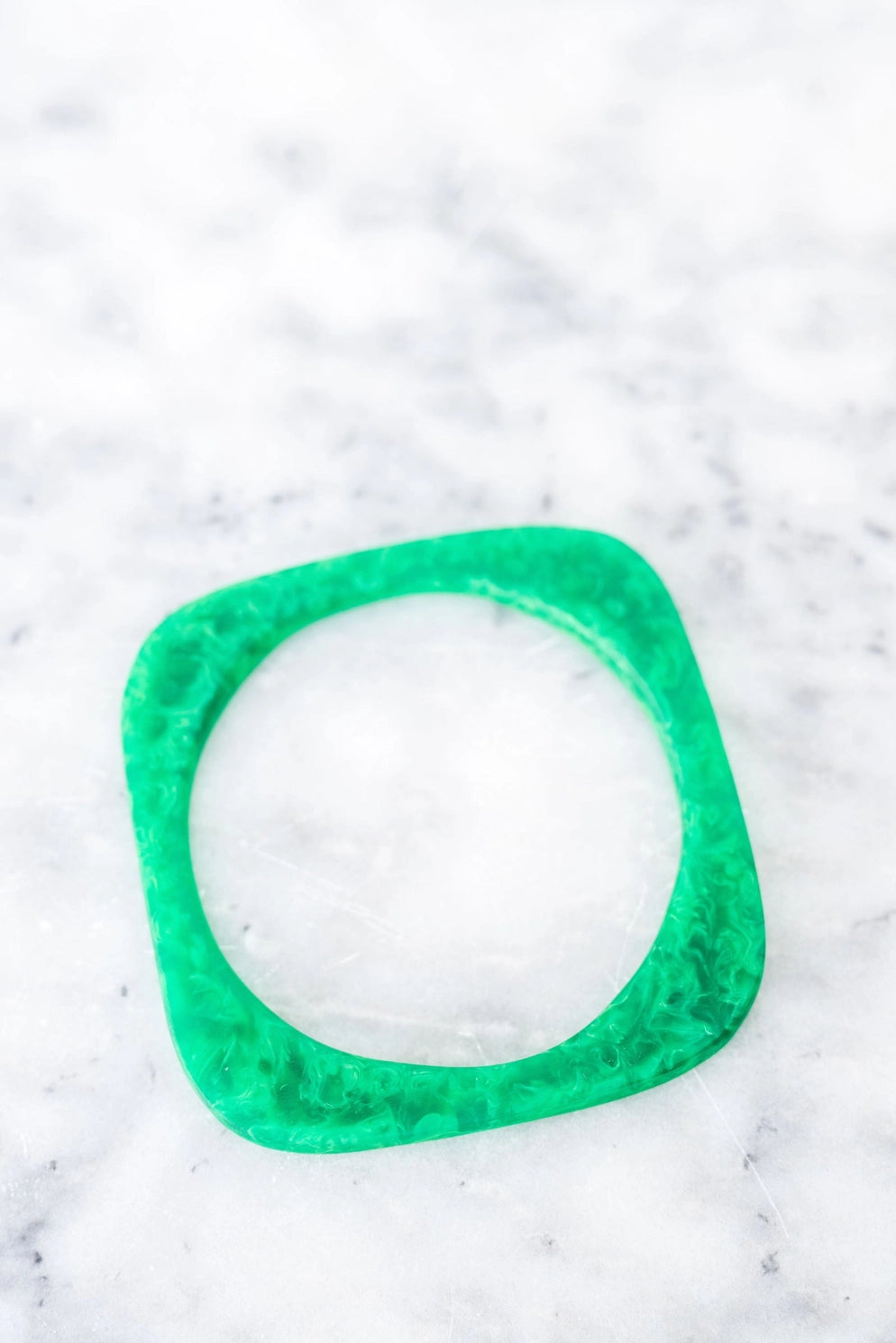 Emerald Green Resin Bangles