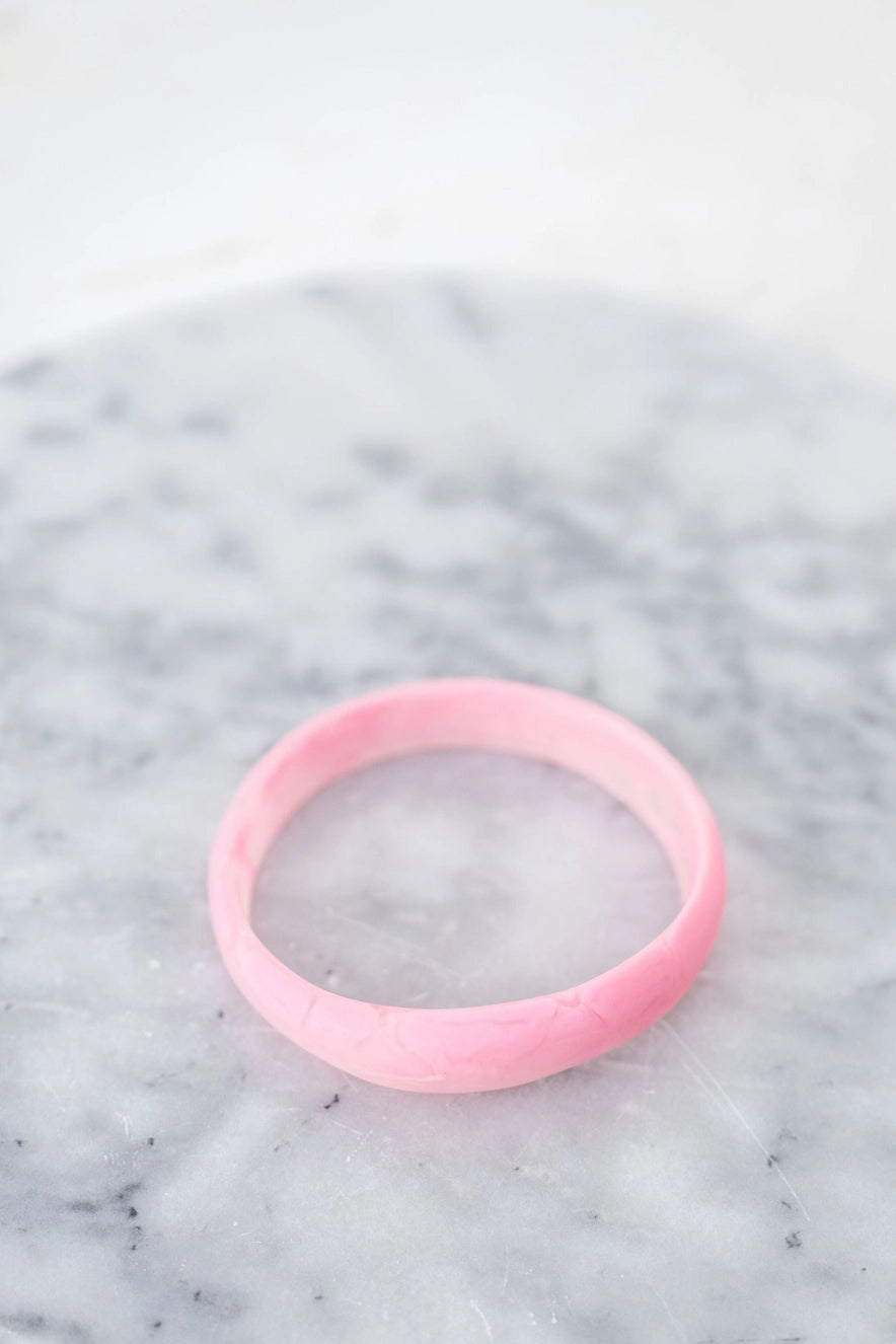 Light Pink Resin Bangles