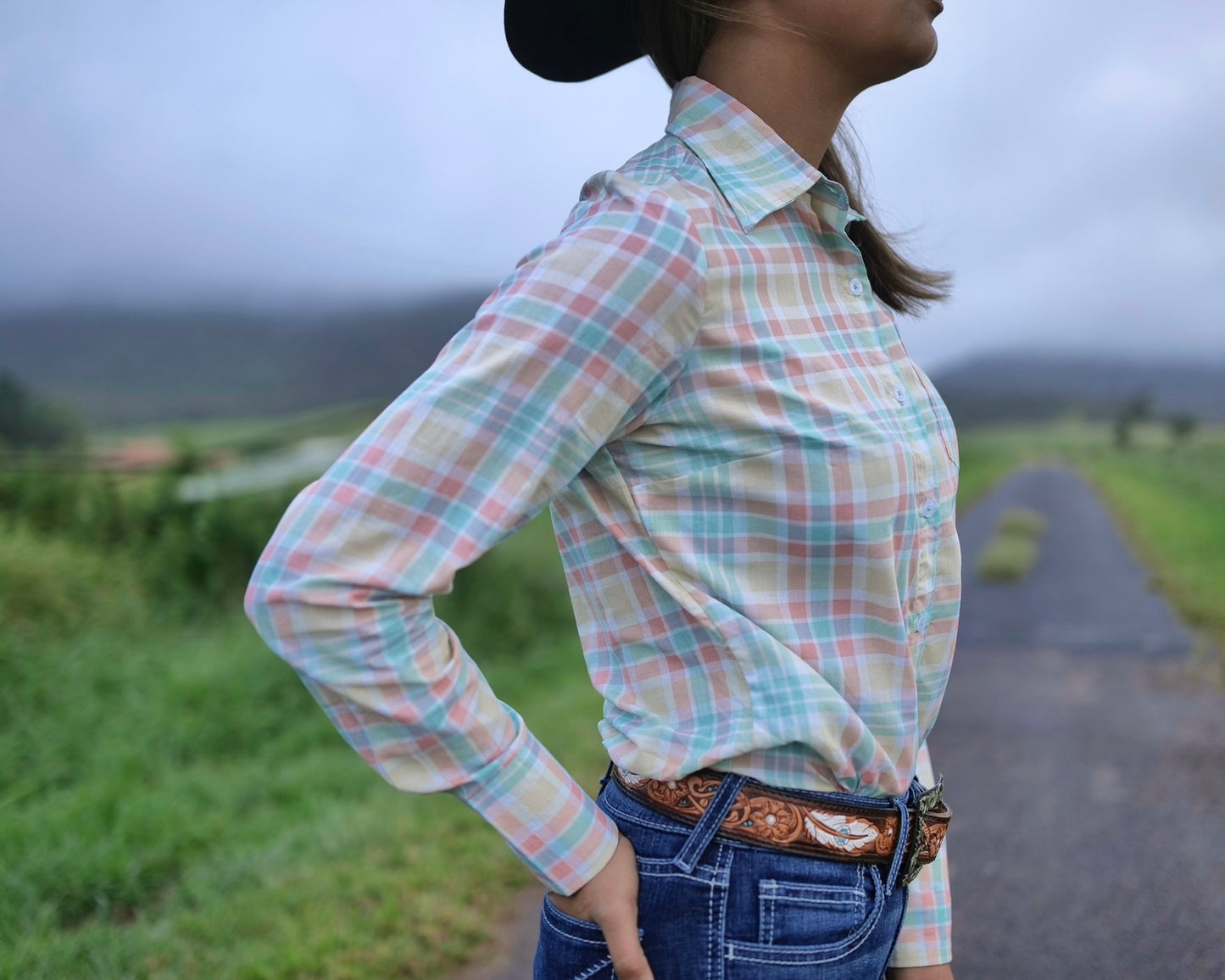 Sunny Check Button-Up - Arizona