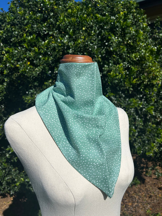 Sage Speckle Neck Scarf