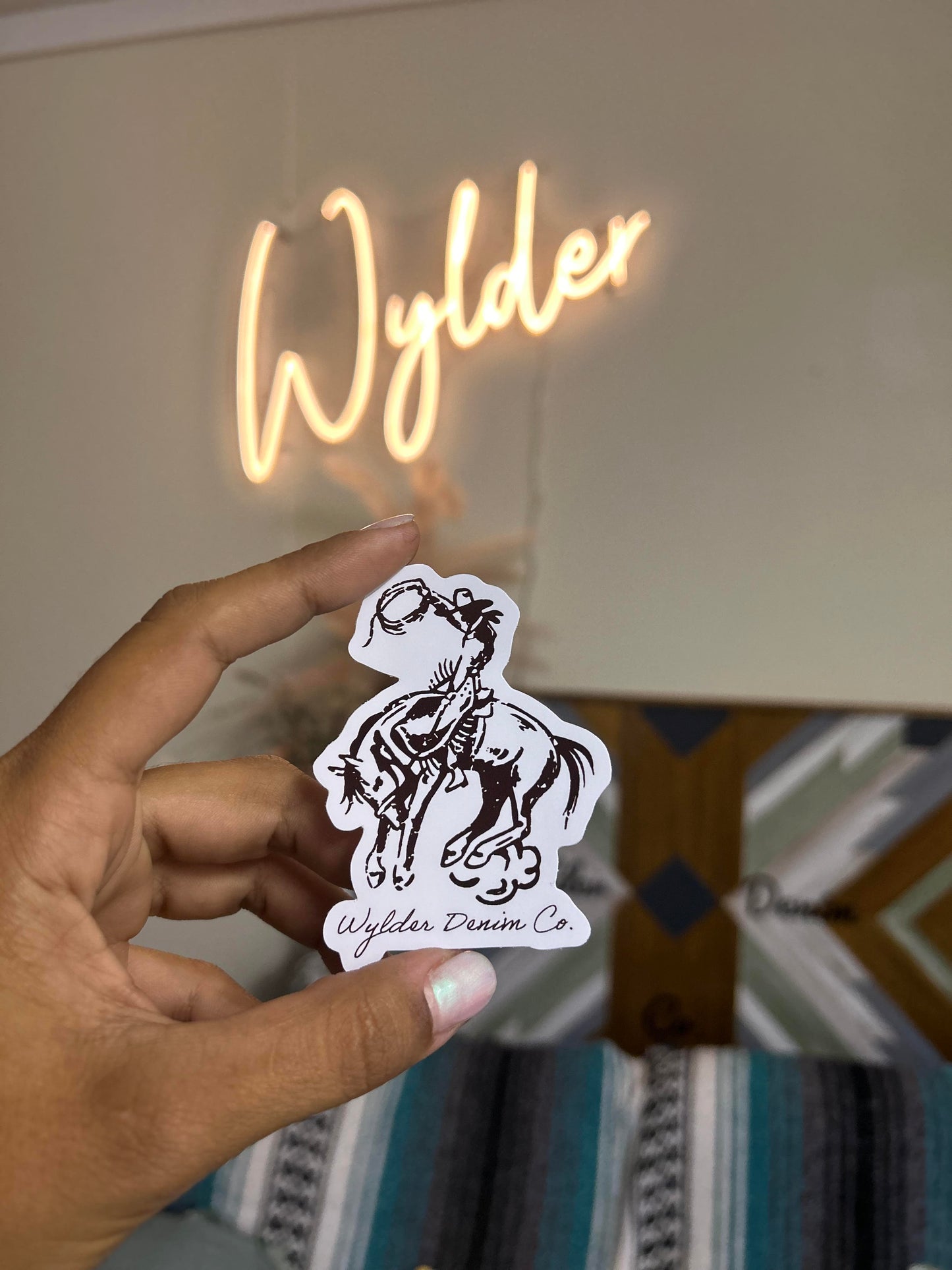 Wylder Bronc Sticker