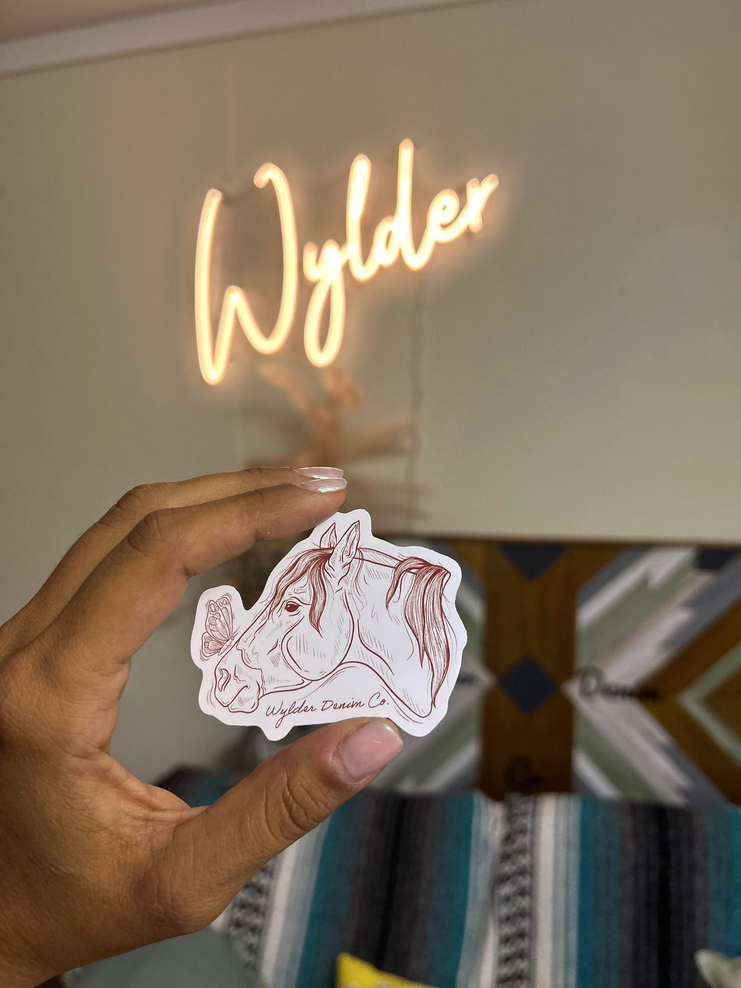 Wylder Horse Sticker